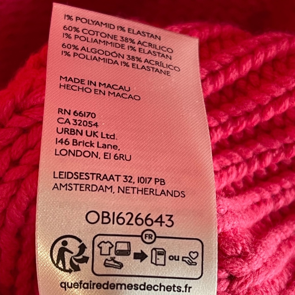 Free People Alli Oversized Slouchy V-Neck Sweater. Pink - Large - NWT - Picture 4 of 6